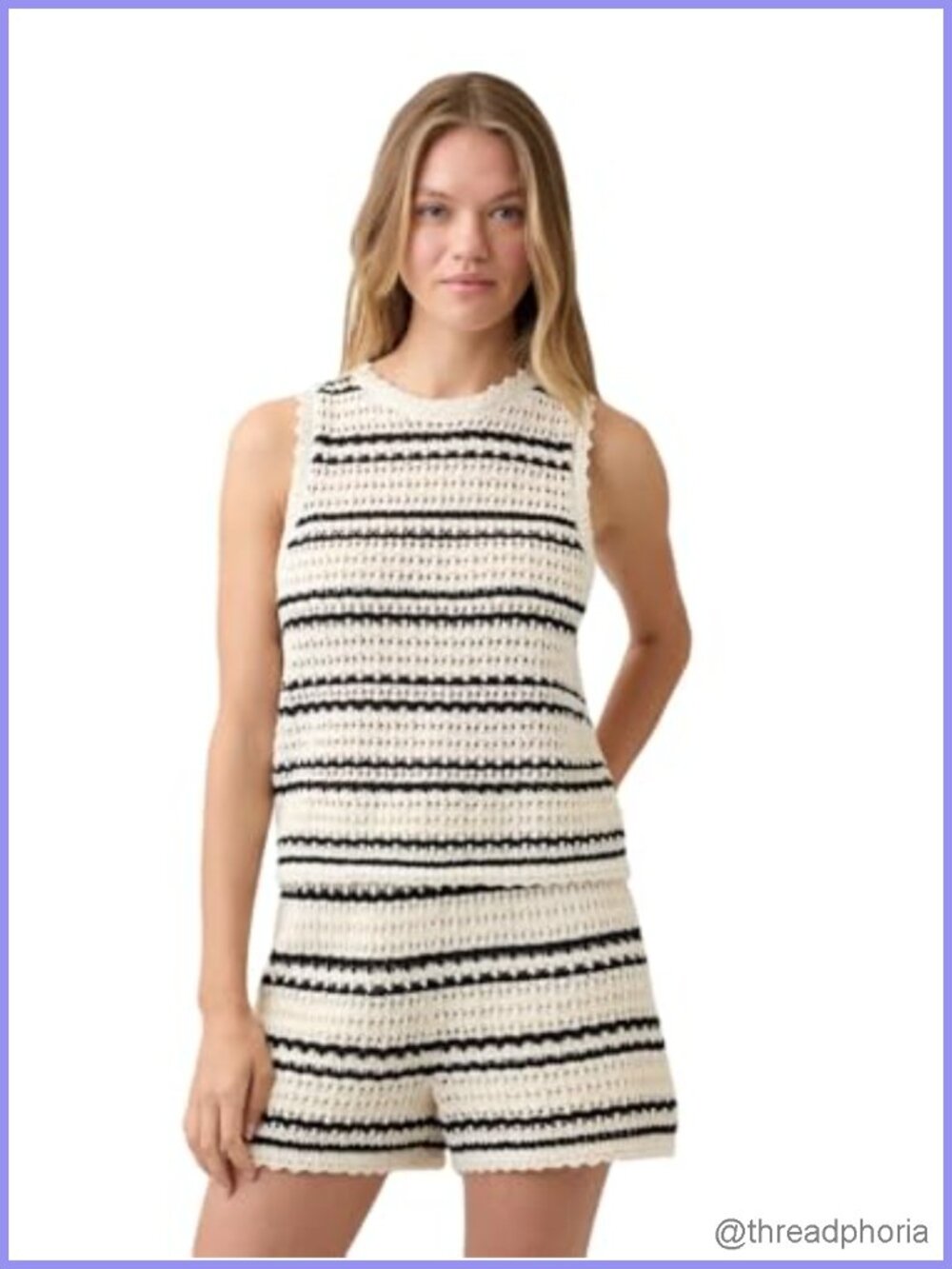 Sleeveless Sweater Vest Top 100% Cotton Classic Fit